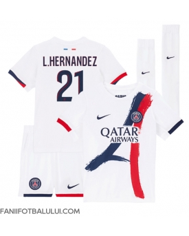 Paris Saint-Germain Lucas Hernandez #21 Echipament de Fotbal Replică 2024-25 Copii Deplasare (+ Șorturi)